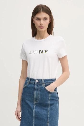 Tričko Dkny dámske, biela farba, P4KHAWNA