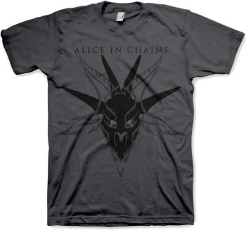 Alice in Chains Tričko Black Skull Unisex Charcoal Grey XL