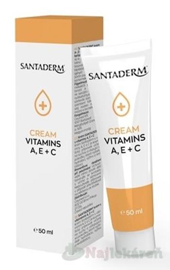 SANTADERM CREAM VITAMINS A, E + C krém s vitamínmi na suchú a odlupujúcu sa pokožku 50 ml