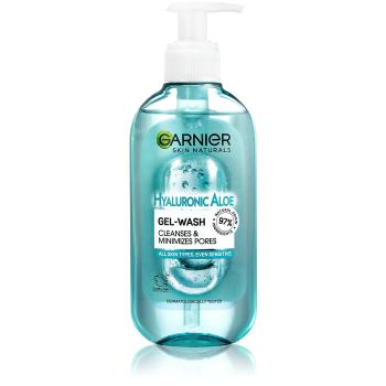 Garnier Čistiaci gél pre všetky typy pleti Hyaluronic Aloe Gel Wash 200 ml