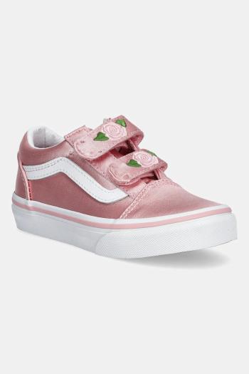 Tenisky Vans Old Skool V ružová farba, VN000CYDBJ11