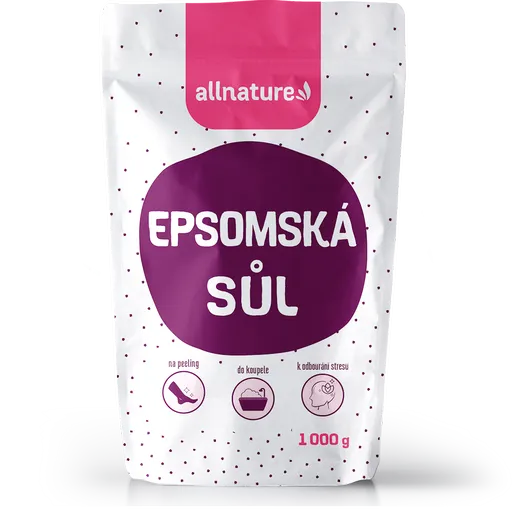 ALLNATURE Epsomská soľ 1000 g