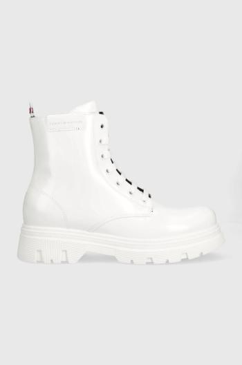 Detské workery Tommy Hilfiger biela farba