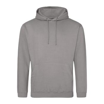 Just Hoods Mikina College - Platinum grey | M