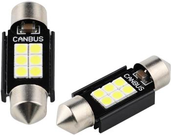 LED autó izzó M-Style LED szofita izzó 36mm 12V 6SMD CANBUS