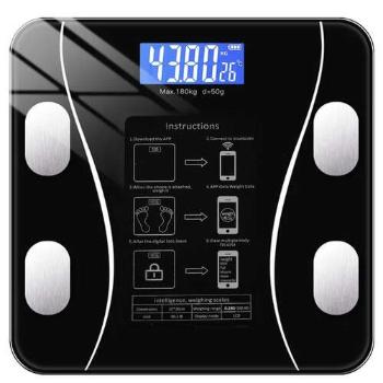 Ruhhy Intelligens LCD fürdőszobai mérleg, max 180 kg