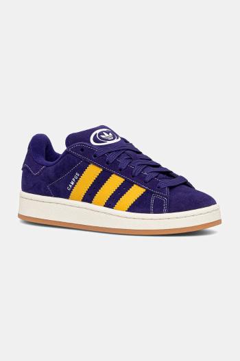 Detské kožené tenisky adidas Originals CAMPUS 00s fialová farba, JI0286