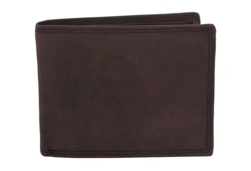 Malá kožená peňaženka MERCUCIO tmavohnedá 2911947