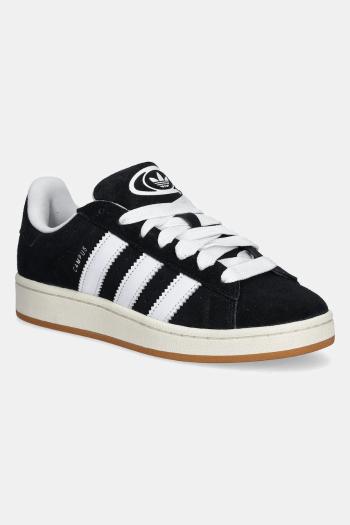 Semišové tenisky adidas Originals Campus 00S čierna farba, HQ8708