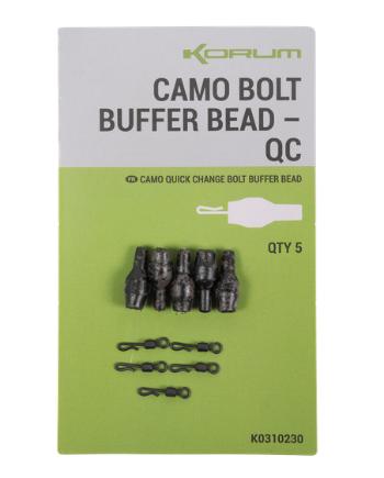 Korum závesky camo bolt buffer bead qc 5 ks