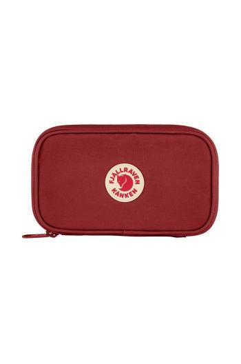 Peňaženka Fjallraven Kanken Travel Wallet bordová farba, F23781.326