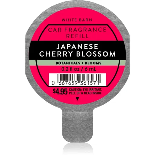 Bath & Body Works Japanese Cherry Blossom vôňa do auta náplň 6 ml