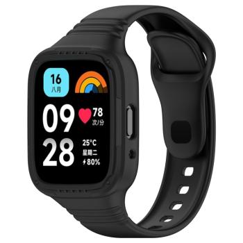 GLACIER Ochranné puzdro s remienkom pre Xiaomi Redmi Watch 3 Active čierne