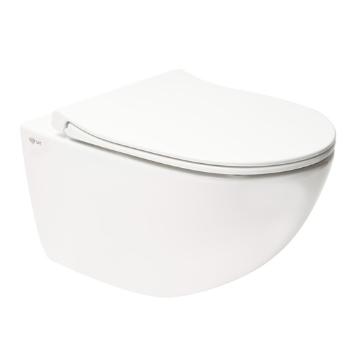 WC závesné SAT Infinitio vrátane dosky softclose, zadný odpad SATINF011RREXP
