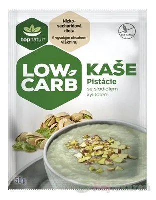 topnatur LOW CARB KAŠA Pistáciová, instantná zmes, 50g