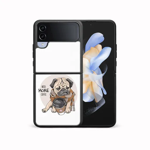 MY ART Ochranný kryt pre Samsung Galaxy Z Flip4 5G MORE COFFEE (184)