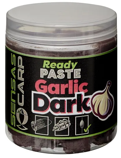 Sensas pasta ready paste 250 g - garlic dark