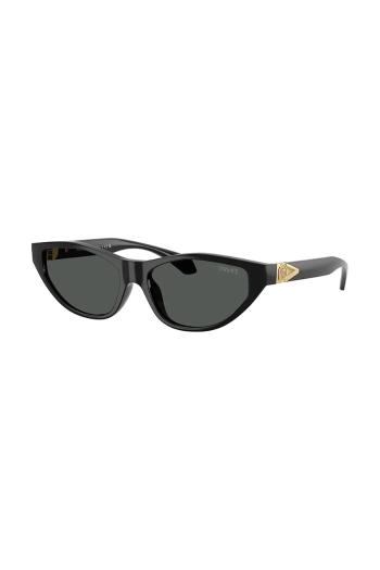 Slnečné okuliare Versace dámske, čierna farba, 0VE4491U