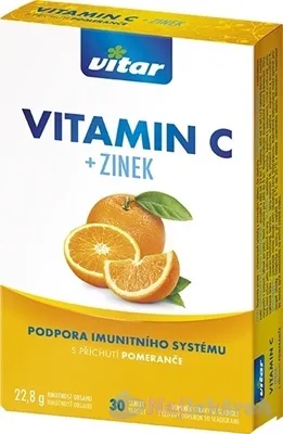 Revital Vitamín C+Zinok 30 tabliet