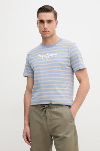 Bavlnené tričko Pepe Jeans pánsky, vzorovaný