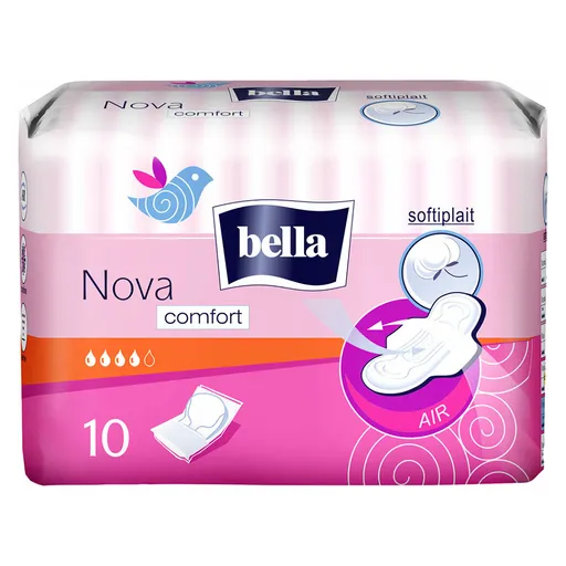 BELLA Nova Comfort Hygienické vložky s krídelkami 10 ks