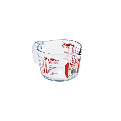 Sklenená odmerka s lievikom PYREX 1000ml