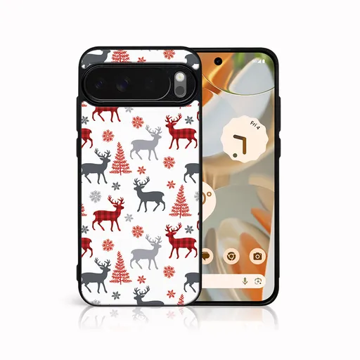 MY ART Kryt s vianočným dizajnom Google Pixel 10 Pro XL DEER (068)