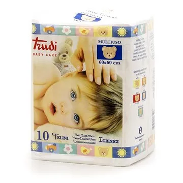 Trudi Baby hypoalergénne prebaľovacie podložky 60 × 60 cm (10 ks) (8007300005959)