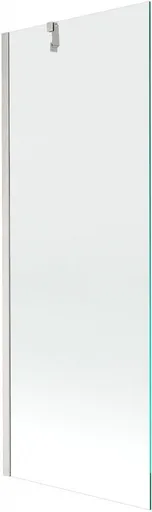 MEXEN/S - Next vaňová zástena FIX 70 x 150, transparent, nikel kefovaná 895-070-000-00-00-97