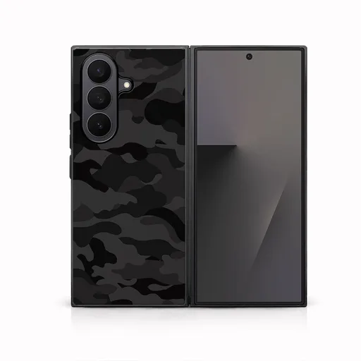 MY ART Ochranný kryt pre Samsung Galaxy Z Fold7 5G BLACK CAMO (234)