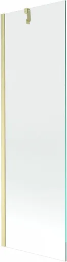 MEXEN/S - Next vaňová zástena FIX 60 x 150, transparent, zlatá kartáčovaná 895-060-000-00-00-55