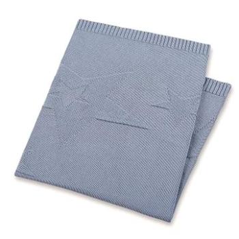 Sterntaler - Deka priadzová hviezdy 75 × 95 cm modrá 9271870 (4043168415411)