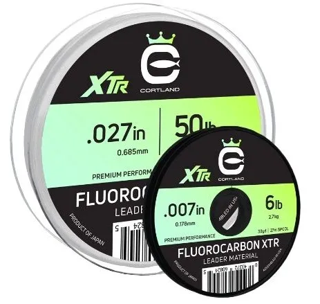 Cortland fluorocarbon návazcový xtr 30 yd - 6 lb