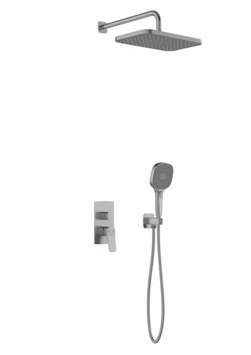 KFA - Súprava sprchová Malaga, podomietková, PVD gun metal grey 4529-501-61