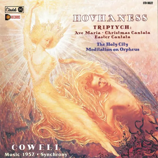 Alan Hovhaness, TRIPTYCH, THE HOLY CITY, MEDITATION ON ORPHEUS, CD