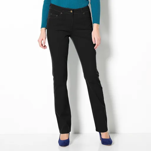 Úzke jednofarebné dlhé nohavice