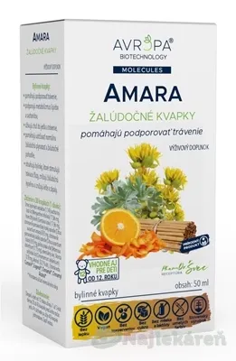 AVROPA Amara bylinné kvapky pri syndróme dráždivého čreva 50ml