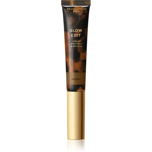 Revolution PRO Glow Edit tekutý bronzer odtieň Medium 15 ml