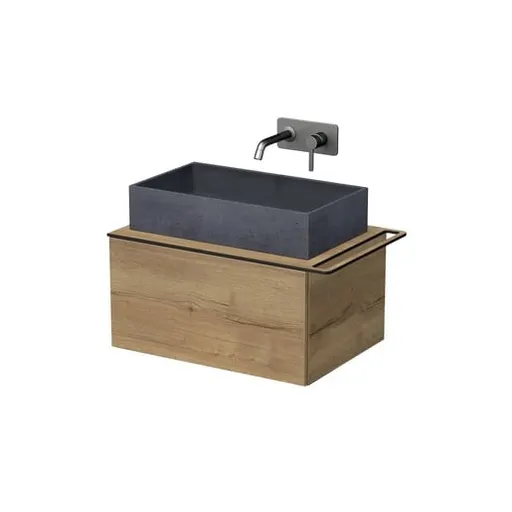 Kúpeľňová skrinka Naturel Oxo 70x36x50 cm dub halifax mat OXO701ZDP