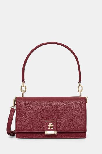 Kabelka Tommy Hilfiger bordová farba, AW0AW17216