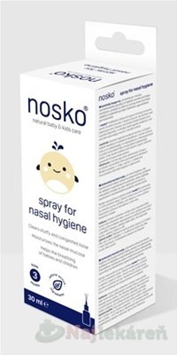 Nosko sprej pre nosovú hygienu izotonická morská voda 30 ml