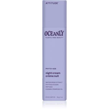 Attitude Oceanly Night Cream nočný krém proti prejavom starnutia pleti s peptidmi 30 g