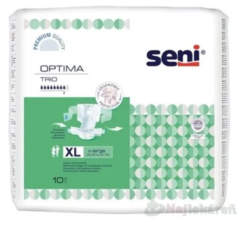 Seni OPTIMA TRIO X-Large plienkové nohavičky 10ks