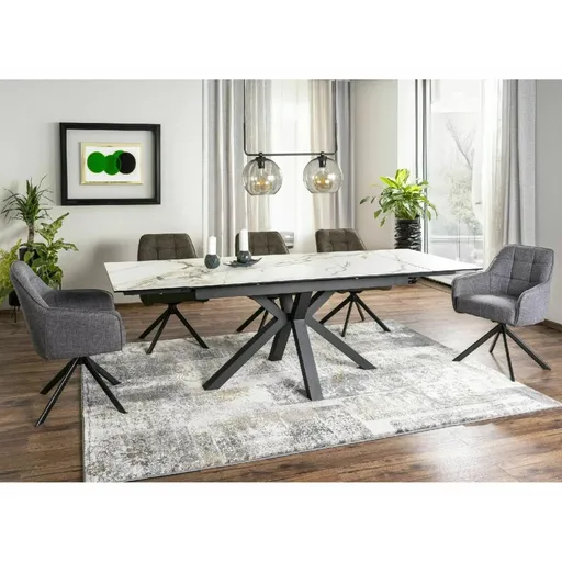 Signal Jedálenský stôl COLUMBUS CERAMIC AMBER BIANCO