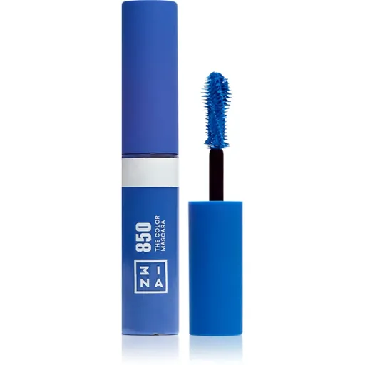 3INA The Color Mascara Mini riasenka odtieň 850 - Blue 5.5 ml