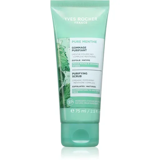 Yves Rocher Pure Menthe čistiaci peeling 75 ml