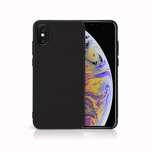 MY ART Ochranný kryt pre Apple iPhone X / XS CARBON (231)