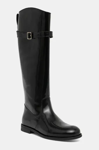 Kožené čižmy BOSS Lycia