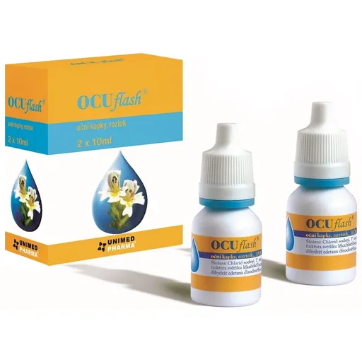 OCUFLASH Očné kvapky 2 x 10 ml