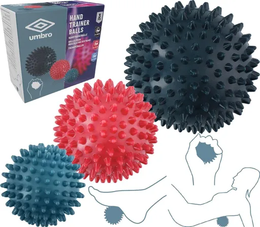 UMBRO Guličky s hrotmi na masáž, 3ks
